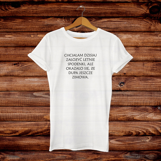 Koszulka "Chciałam dzisiaj" rozmiar M FarrowDesign