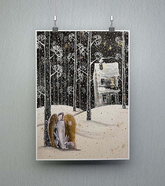 grafiki i ilustracje "Nie musisz robić wielkich rzeczy..." Plakat