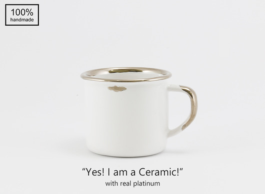 Filiżanka - „Jestem z Ceramiki” - Platyna Agaf Design