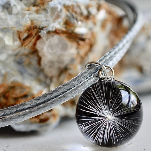 Bransoletka z letnim dmuchawcem  Grol Jewellery