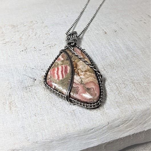 wisiory Wisiorek rodochrozyt s142