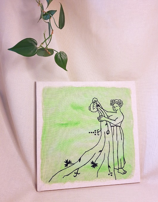 obrazy Haftowany Obraz "Wierzyczanka", 25 x 25 cm