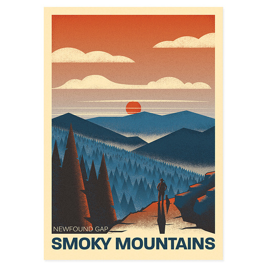 Smoky Mountains,park narodowy,USA,plakat,góry Galeria EMU
