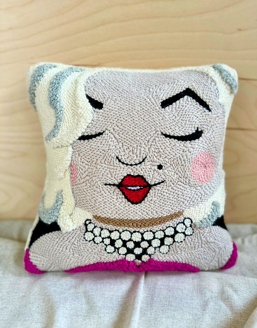 poduszki plecione Poduszka Marilyn Monroe