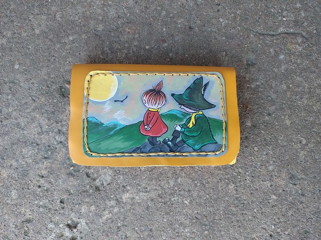 portfele damskie Portfel skórzany wykonany ręcznie .W drogę ...