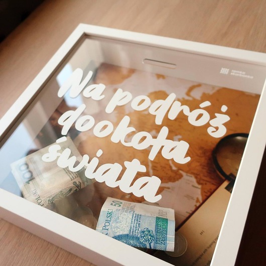 ramki na zdjęcia Ramka Skarbonka "Na podróż dookoła świata"