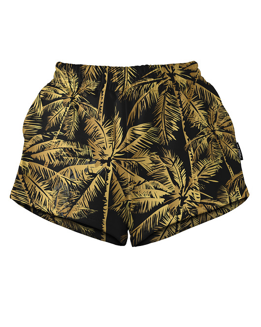 szorty damskie Shorty Spodenki Damskie DR.CROW Gold Palms