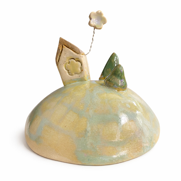 figurki i rzeźby Domek ceramiczny