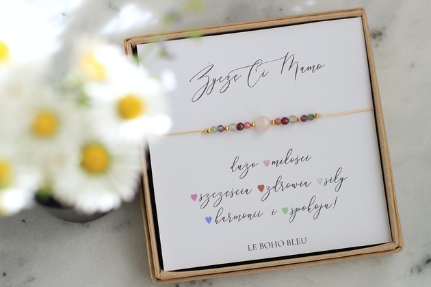 bransoletki na sznurku Laurka dla Mamy! Bransoletka z życzeniami