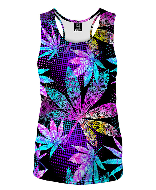 topy damskie DR.CROW Bokserka Damska Weed