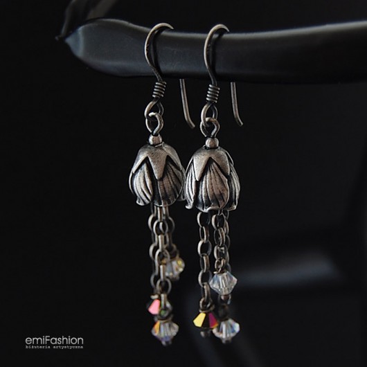 Dzwoneczki - kryształ Swarovski i srebro MAREMI Jewelry
