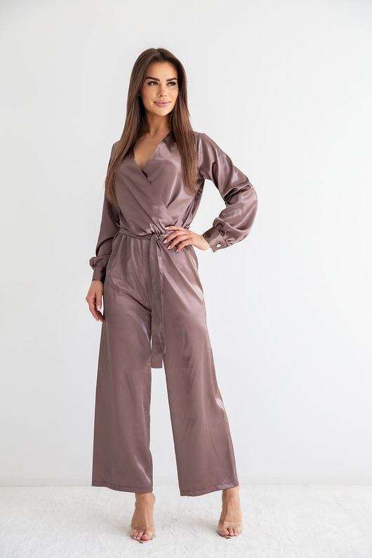 kombinezony damskie Kombinezon dusty rose