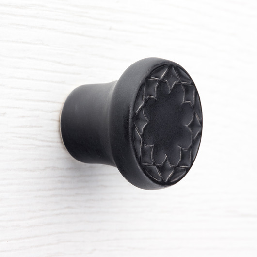 gałki do mebli Gałka do mebli, czarna matowa, wz.3