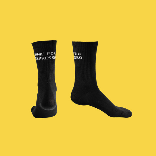 skarpetki męskie Skarpety kolarskie Time for Espresso-MERINO