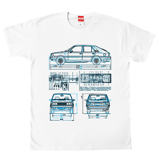 t-shirty męskie Koszulka POLONEZ FSO tshirt