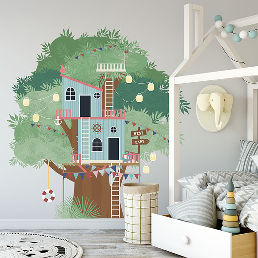Naklejka ścienna Domek na drzewie XL/XXL Make My Wall 