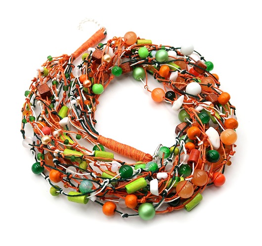 kolie Pomarańczarnia- naszyjnik