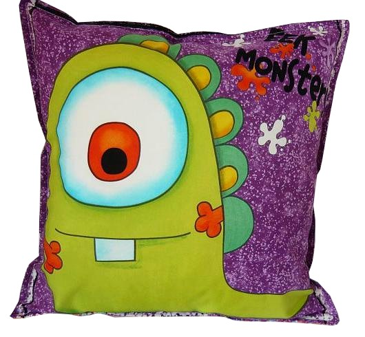 poduszki do pokoju dziecka Eek Monster -poduszka z wyjmowanym wkładem
