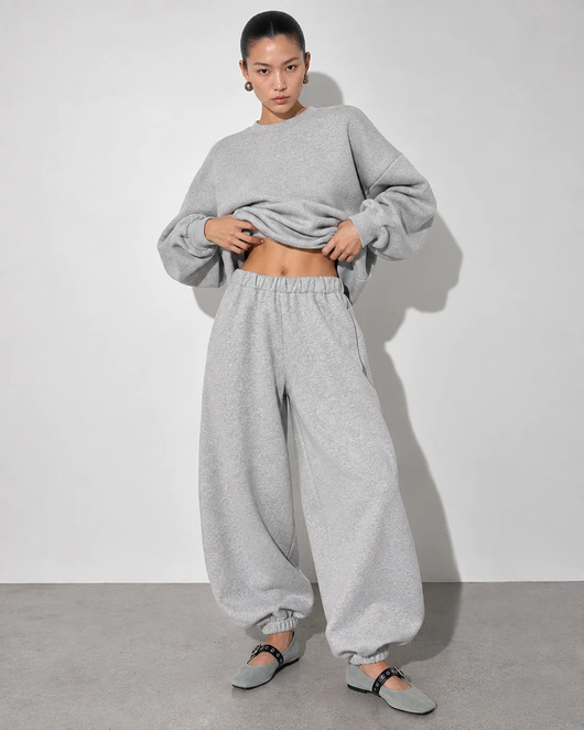 spodnie dresowe damskie Spodnie Cool light grey