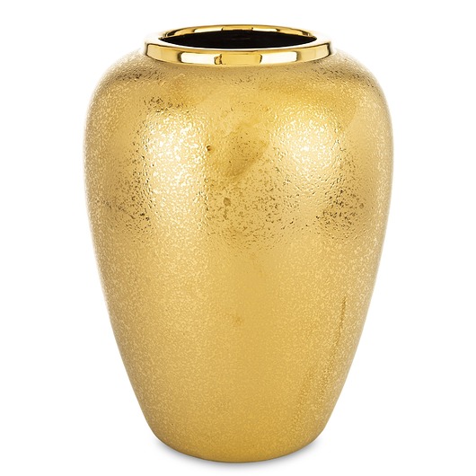 wazony Wazon ceramiczny 28x18x18 cm MEEKE złoty