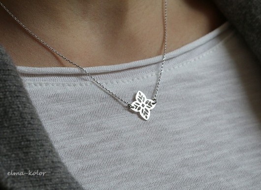 Flower silver elma