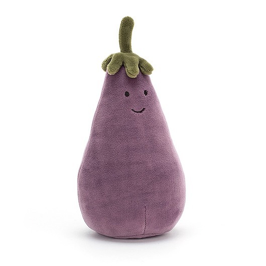 misie i maskotki Maskotka Przytulanka Bakłażan 17 cm
