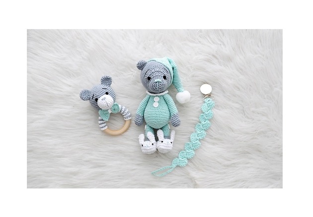 przytulanki dla niemowląt i dzieci Zestaw prezentowy  - śpiochowy