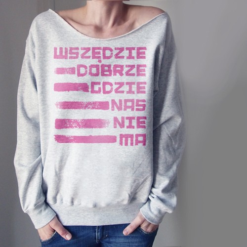 Wszędzie dobrze Szara gruba Z ONE MUG A DAY
