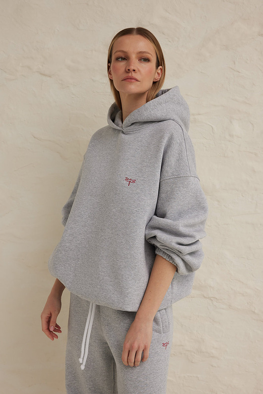 bluza z kapturem damska Bluza BIGGIE gray