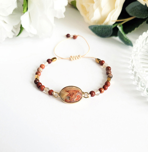 bransoletki z kamieni naturalnych Miłość i bogactwo- Agat i Cytryn