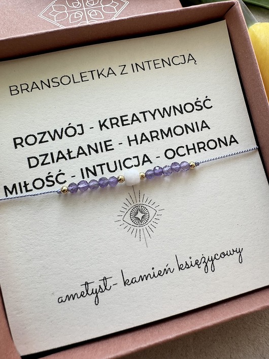 bransoletki z kamieni naturalnych Rozwój-kreatywność-działanie-ochrona