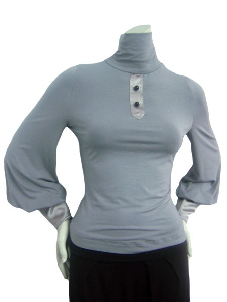 34(XS) Golf z guzikami szary YULIYA BABICH