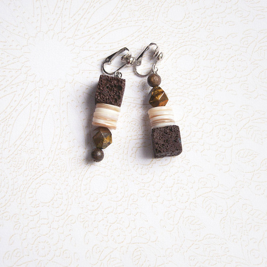 klipsy UNIKATOWE asymetryczne klipsy