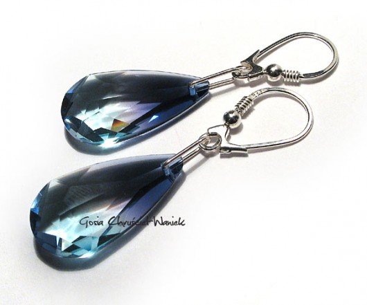kryształ Swarovski i srebro. Gosia Chruściel-Waniek
