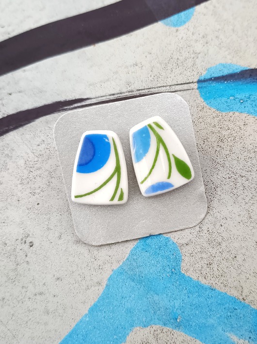 kolczyki ceramiczne Kolczyki ceramiczne kaszubskie