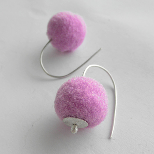 kolczyki z kamieniami Kolczyki OKRĄG