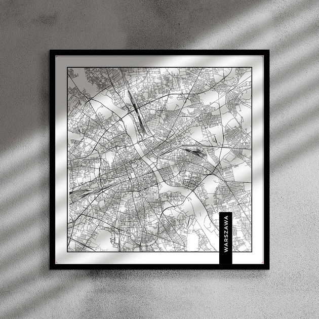 plakaty Plakat Miasto - Warszawa