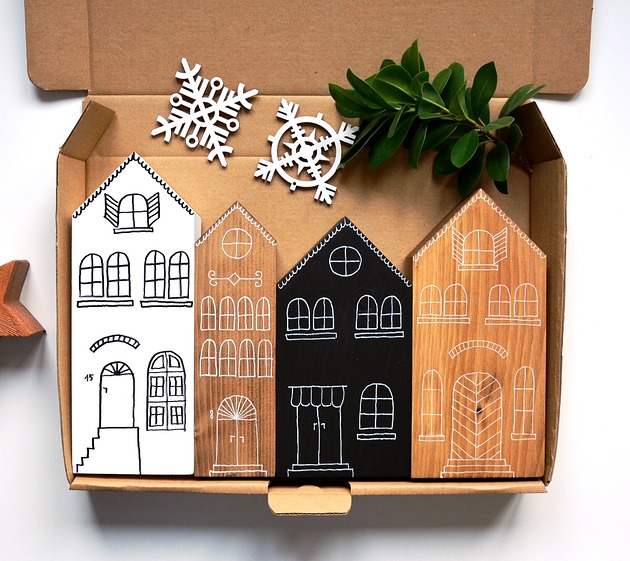 4 domki drewniane Wooden Love