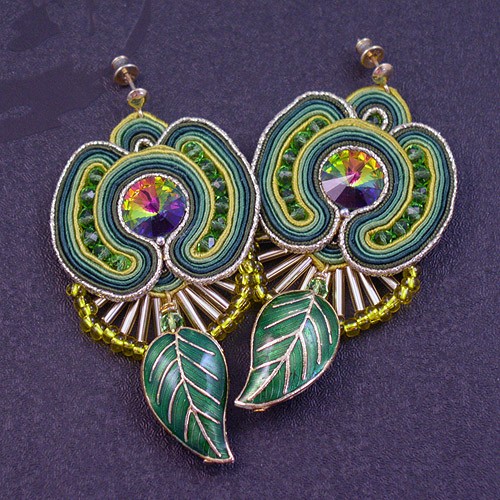 Viridianna - soutache Klejnotki Anna Zalewska