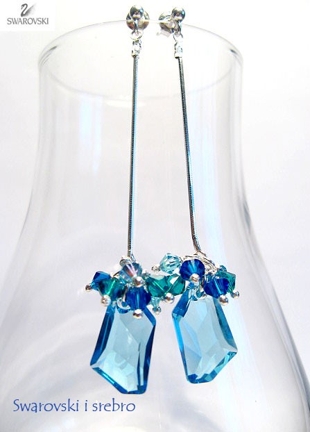 kryształ Swarovski >Aquamarine< Marta Latawiec