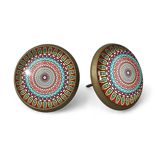 Kolczyki sztyfty Mandala - 1015 EGGinEGG