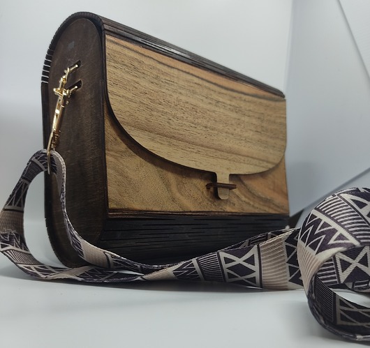 torby na ramię Torebka damska drewniana lekka