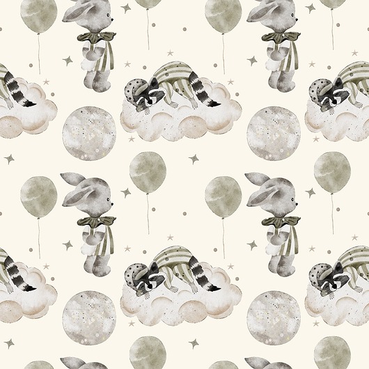 naklejki ścienne do pokoju dziecka Tapeta Moon Dreamers 1  53cm x 10m PZ