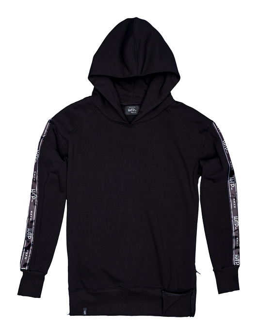 Bluza Męska Hoodie Ex Ove Ave Black HARP TEAM