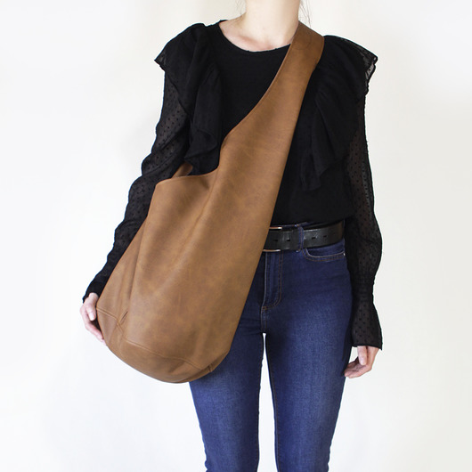 Short Boogi Bag ruda lekko przecierana hairoo