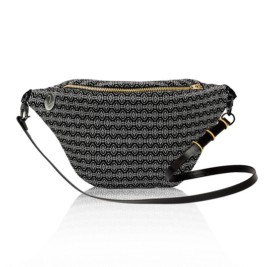 PATTERN  B&W  gold - nerka na cienkim pasku anacomito