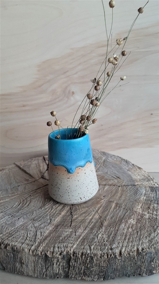 Ceramiczny wazonik piegusek DUET CERAMIKA