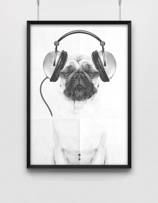Plakat - Pies 30x40cm LazyDog
