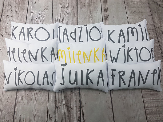 Poduszeczka z imieniem PERSONALIZOWANA  kid be
