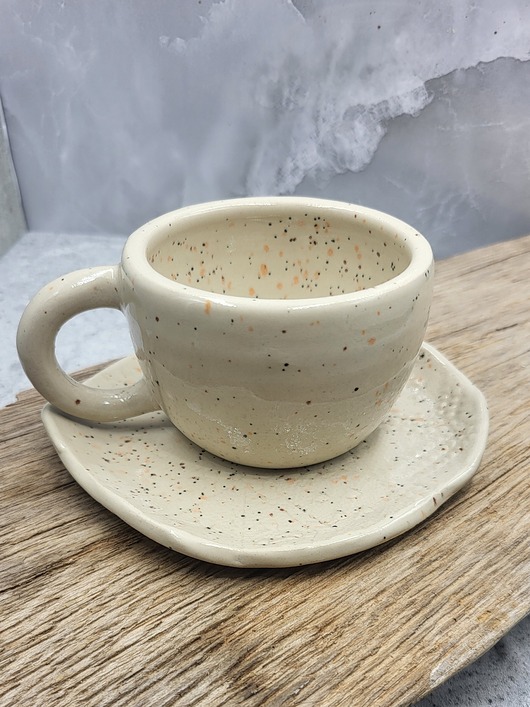 kubki Chmurka - filiżanka z podstawkiem